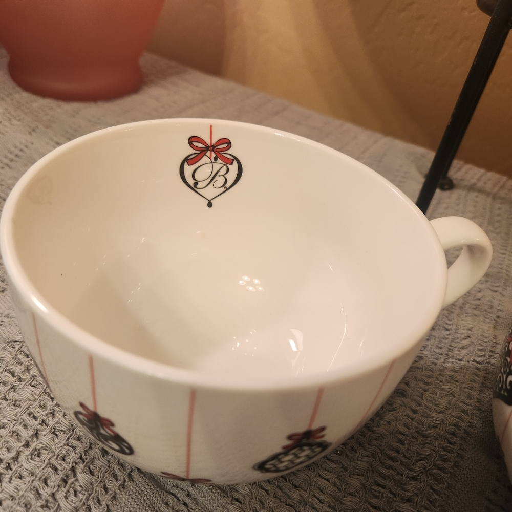 Brighton Love Notes Christmas Ornaments oversized coffee/latte mug - Picture 5 of 6